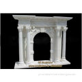 Natural Cloumn Style Stone Fireplaces FPS-E017